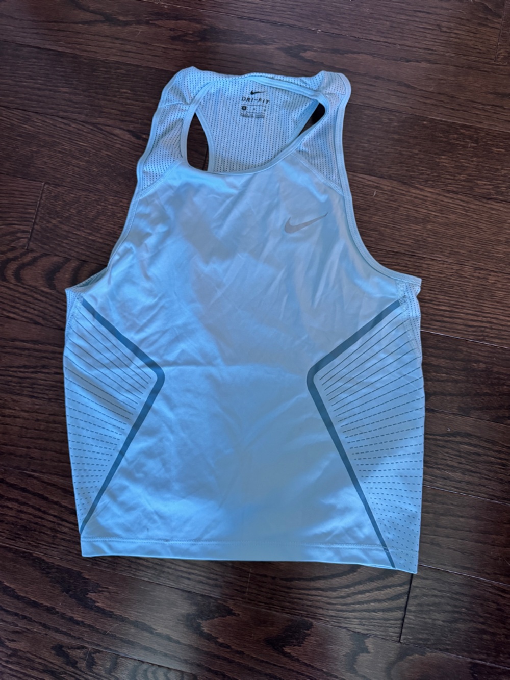 Nike Light Blue Performance Racerback Tank
